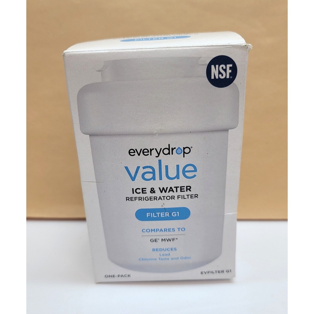 Everydrop Value Refrigerator Water Filter G1 EVFILTER G1 Replacement for GE MWF